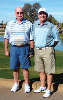 Mark Higgs Gross Champion and Jim Werlinger Net Champion