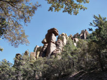 Photo of rock spires taken at Chiricahua National Monument