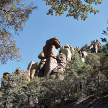 Photo of rock spires taken at Chiricahua National Monument