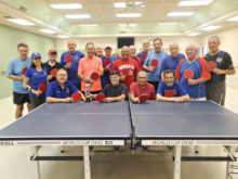 All table tennis paddles are facing red this year, since the Robson Cup match resulted in an exciting tie.