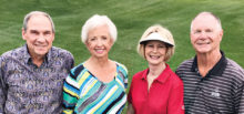 Pictured (left to right) are Bob and Judy Royer and Kathy and Gregg Heinemann.