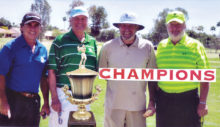The Sun Lakes Rotary Annual Golf Event was held on March 26, 2017. The winning team members are J.R. Herrick, Frank Wiley, Raul Disarufino and John Kiehl.