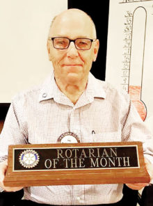 May Rotarian of the Month Hal Wochholz