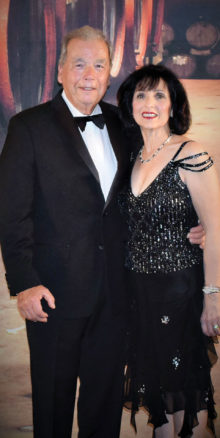 Nunzio and Serafina Cusumano arriving at the secret basement entrance to the ballroom