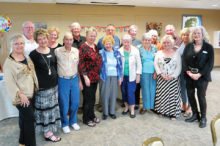 Cheers members gathered at the Cottonwood Country Club for their quarterly birthday party.