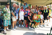 Sun Lakes Pickleball Club Cottonwood does it Hawaiian Style at their Summer Social!