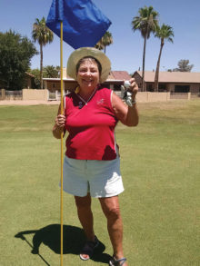 Congratulations to Marci Koppelmaa for her first hole-in-one, Sun Lakes Country Club, hole No. 5