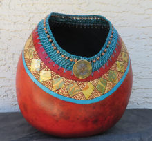 Turquoise gourd