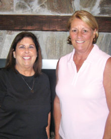 Left to right: Denise Fleshner and Deb Burns