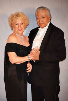 Ken and Lylla Alejandro entering the San Tan Ballroom for the “25th Anniversary Cotillion Black and White Ball” held on January 9, 2019. Ken and Lylla always go out of their way to select attire that embraces the dance theme. They have been longtime members of the club, and their support has been essential to our success at the new Cottonwood venue.