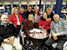 The Rajamakis, the Bogdanoffs, Terry Clark, Ted Korolak, Dorothy Clark, Heather and Cheryl from Australia - Christmas Cruise in Germany