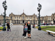 Gladys Crittendon and Terry Clark in Lima, Peru