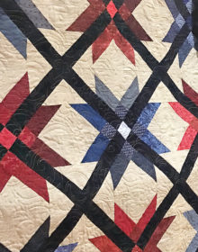 A members quilt displayed at our 2019 Quilt Show