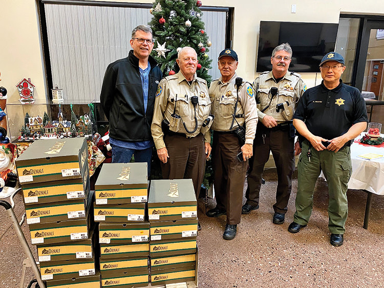Sun Lakes Posse and Sun Lakes Sheriff’s Posse keep an annual tradition of giving back at local men’s homeless shelter.