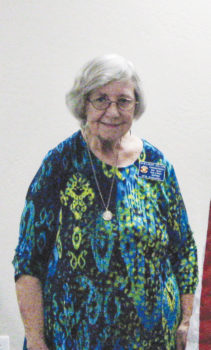 Sheliagh Dillion, longtime supporter of the Auxiliary, is now serving as Conductress.