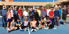 A review of activities of CTC includes women's doubles, men's doubles, and, of course, food.