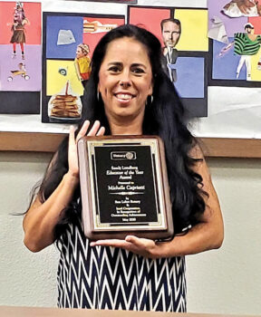 Michelle Capriotti, a special education teacher at Camille Casteel High School, has been named the Sun Lakes Rotary Sandy Lundberg Educator of the Year.