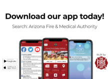 The Arizona Fire & Medical Authority reminds Sun Lakes residents that they can get their free app for their smartphones. It has links for national, state, and local COVID information, extreme weather conditions, and other pertinent information and local links.