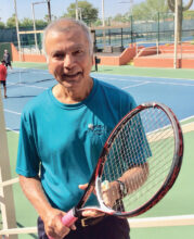 2020-21 Cottonwood Tennis Club President Laks Jagnandan led the club in handling the situation caused by COVID-19.