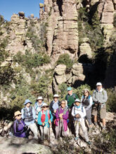 A flashback photo from our club hike at Chiricahua National Monument in Southeastern Arizona