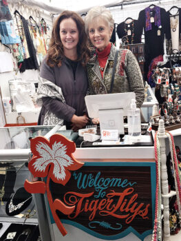 Krista Hansen and Jan Libby of Tiger Lily's Boutique