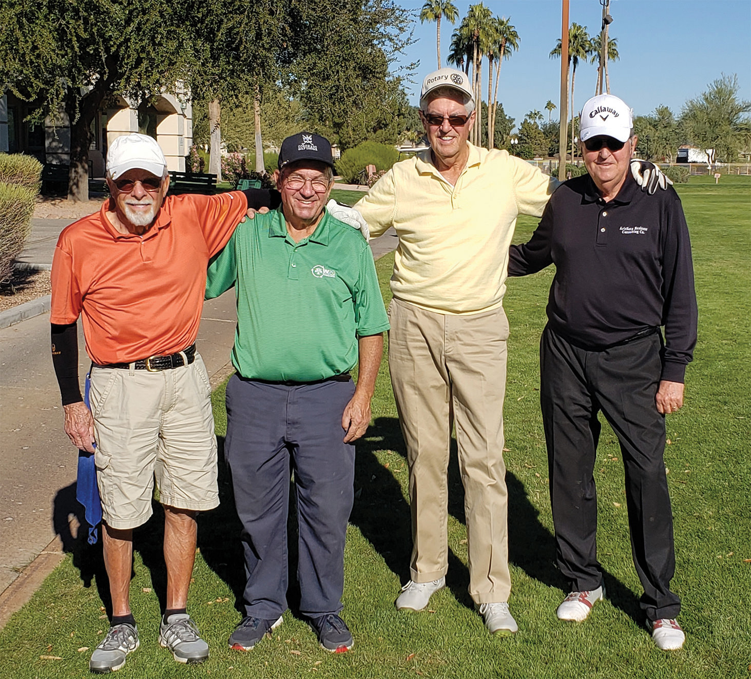 Team Anderson: Bruce McCorkel, Bob Clark, Ed Anderson, and David Mork
