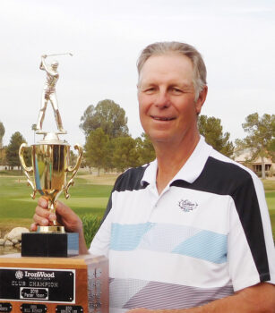 Larry Horner, three-time winner of the Ironwood Cup