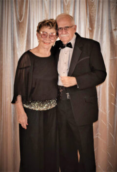 Pictured are John Spinele and Lillian Vale entering the Cottonwood San Tan Ballroom in Sun Lakes on Nov. 10, 2018, for the 'Sequins and Bow Ties Soiree.' This memory was from our first dance at the Cottonwood Country Club. We are looking forward to re-establishing such gatherings of fun and fellowship with all of our club members and guests. We are especially looking forward to seeing John and Lillian again next fall.