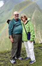 Wayne Karp, March IMGA Golfer of the Month, with his wife Janet at Machu Picchu