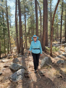 Bonnie Tasch was featured in last month's column. Unfortunately, her picture did not get into the column. Now, you all must know Bonnie, but for some of our newest members, here she is!
